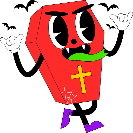 Coffin free sticker Coffin free sticker