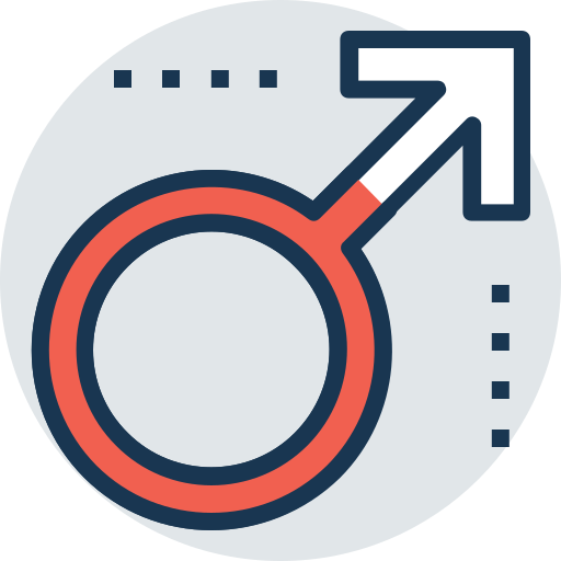 género masculino icono gratis