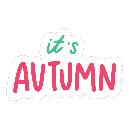 otoño gratis sticker