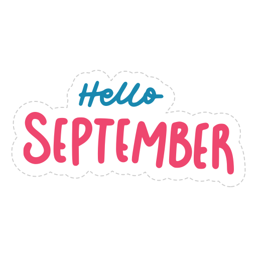 September free sticker September free sticker