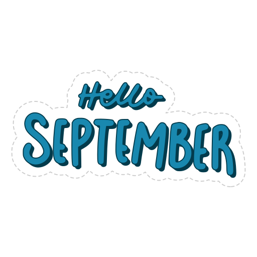 September free sticker