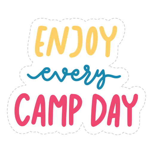 camp gratis sticker