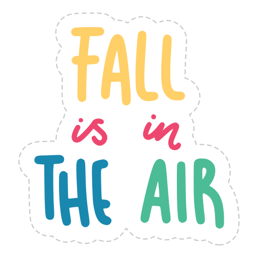 otoño gratis sticker