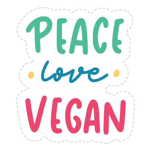 végétalien gratuit sticker végétalien gratuit sticker