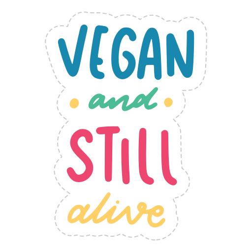 Vegan free sticker