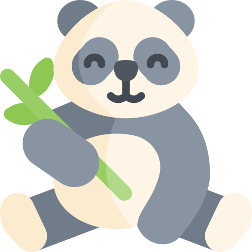 Panda Kawaii Flat icon