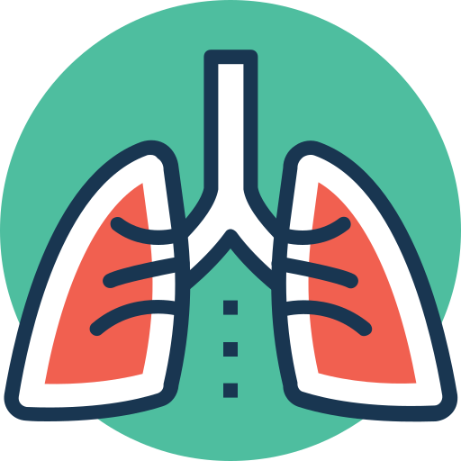 pulmones humanos icono gratis