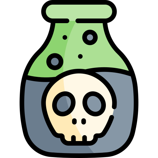 Poison Kawaii Lineal color icon