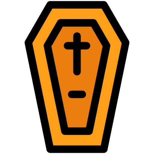 Coffin Generic Outline Color icon