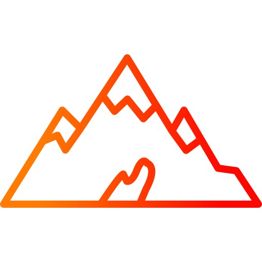 Mountain Generic Gradient icon