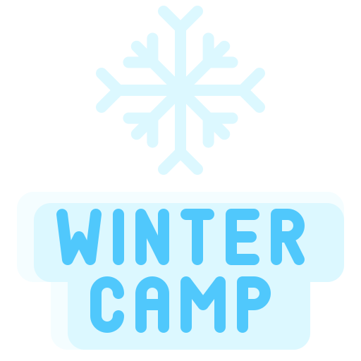 winter camp icono gratis