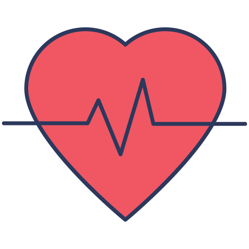 Heart Generic Outline Color icon