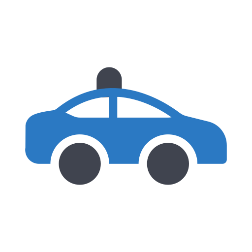 Police Car Generic Blue Icon