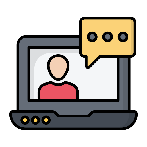 Video Call Generic Outline Color icon