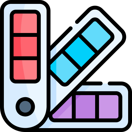 paleta de color icono gratis