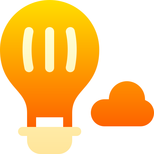 globo aerostático icono gratis