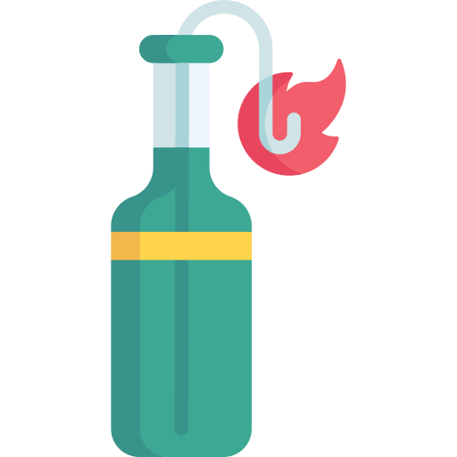 cocktail molotov Icône gratuit