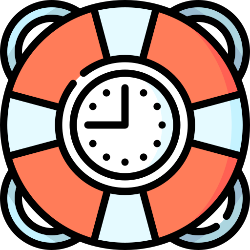 alrededor del reloj icono gratis