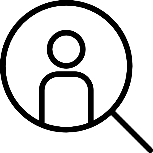 인재 검색 무료 아이콘