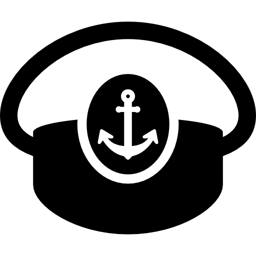 Boat Captain Hat free icon