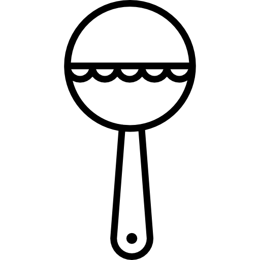 baby rattle icon