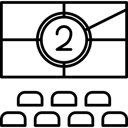 영화관 무료 아이콘 영화관 무료 아이콘