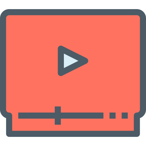 reproductor de video icono gratis