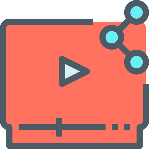 reproductor de video icono gratis