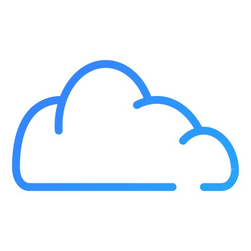 Cloud Generic Gradient icon