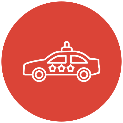 Police Car Generic Flat icon