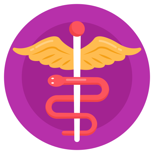 caduceo icono gratis