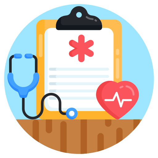 reporte de salud icono gratis