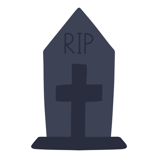 Death, funeral, grave, gravestone, halloween, rip icon - Free download