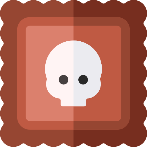 dulce de halloween icono gratis