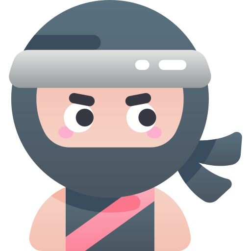 Ninja Kawaii Star Gradient icon