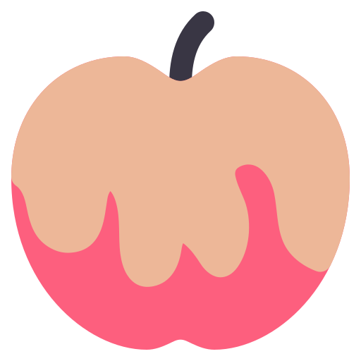 manzana de caramelo icono gratis