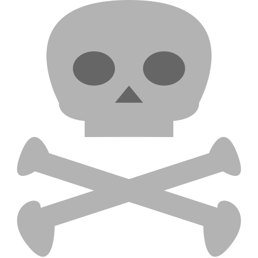 Skull and Bones Generic Flat icon