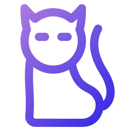 Cat Generic Gradient icon