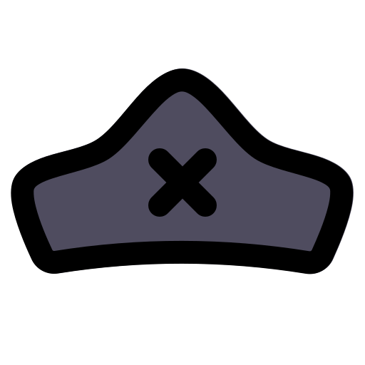 sombrero pirata icono gratis