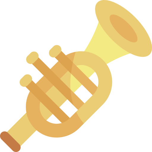 Trumpet Kawaii Flat icon