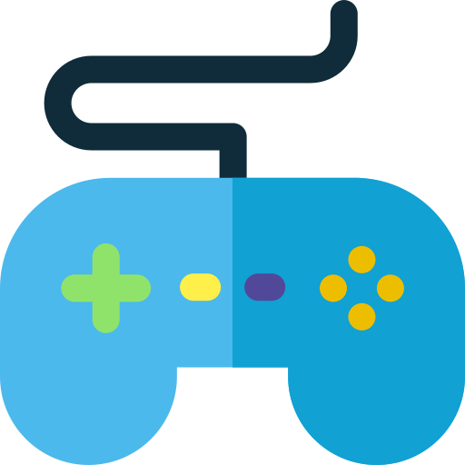 Gamepad Basic Rounded Flat icon