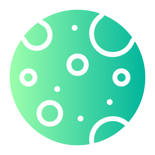 Moon Generic Flat Gradient icon