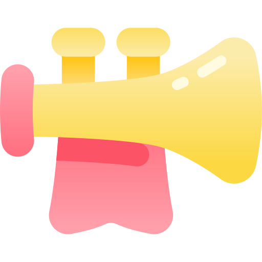 trompeta icono gratis