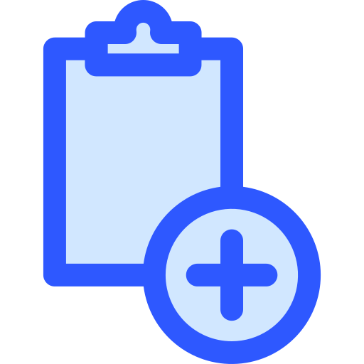 informe médico icono gratis