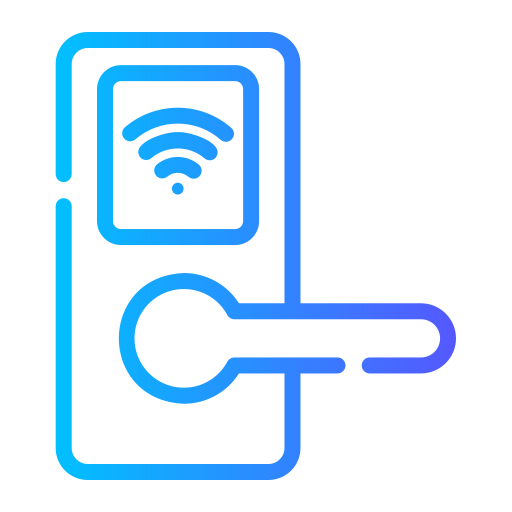 cerradura inteligente icono gratis