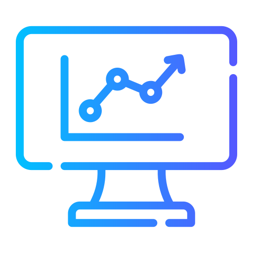 Fluctuation Generic Gradient Icon