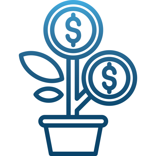 Инвестиции бесплатно иконка