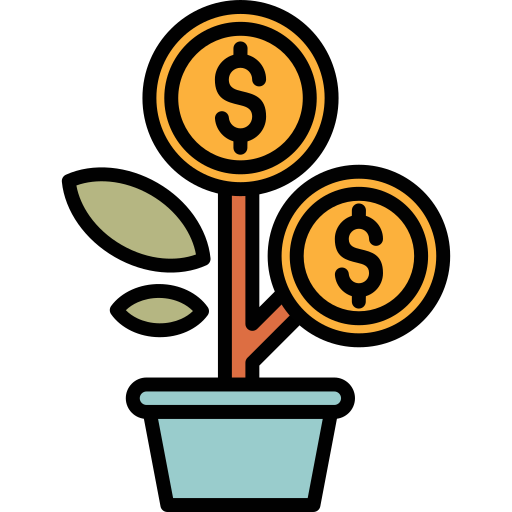 Инвестиции бесплатно иконка