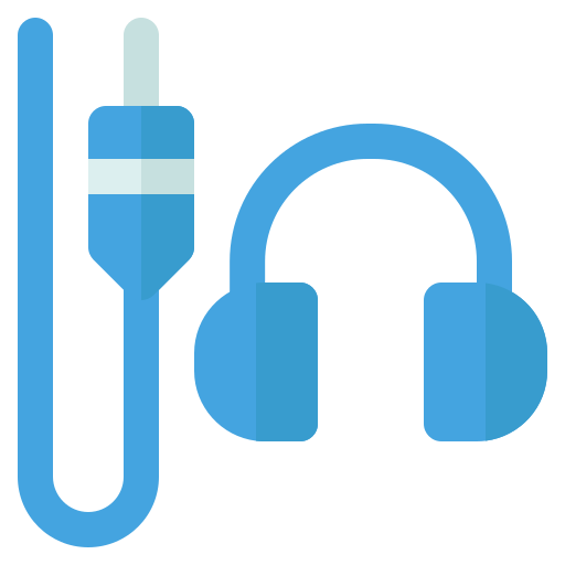 conector de audio icono gratis