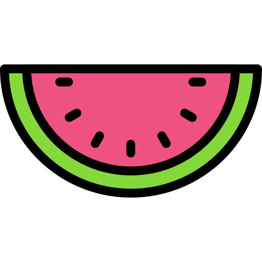 Watermelon Darius Dan Lineal Color icon